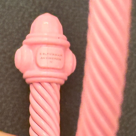 David Yuman! Breast cancer, Renaissance classic cable bracelet. Sz L - Picture 9 of 12